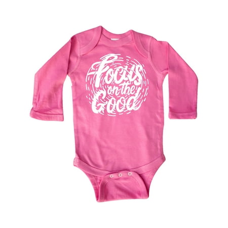 Inktastic Inspirational Quote Focus on the Good in White Text Gift Baby Boy or Baby Girl Long Sleeve Bodysuit
Inktastic Inspirational Quote Focus on the Good in White Text Gift Baby Boy or Baby Girl Long Sleeve Bodysuit