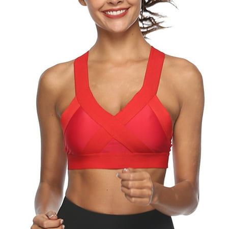 Women Fitness Beautiful Hot Yoga Bra Back Plug Cell Phone Pocket Yoga Bra Sports Bra Basics Womens Sleeveless Tee Red M
Women Fitness Beautiful Hot Yoga Bra Back Plug Cell Phone Pocket Yoga Bra Sports Bra Basics Womens Sleeveless Tee Red M