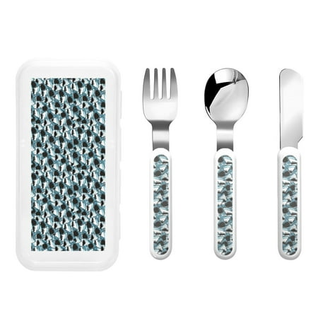 Easygdp Angry Shark 3-Piece Flatware Set Kids Silverware Stainless Steel Toddler Kids Utensils Safe for Preschooler Children
Easygdp Angry Shark 3-Piece Flatware Set Kids Silverware Stainless Steel Toddler Kids Utensils Safe for Preschooler Children
