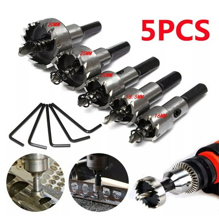 5PCS 16-30mm Tooth HSS Stainless Steel Drill Bit Set with for Wood Metal Alloy
5PCS 16-30mm Tooth HSS Stainless Steel Drill Bit Set with for Wood Metal Alloy