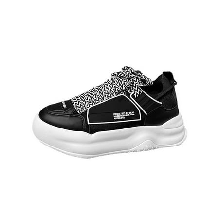GENILU Mens Lightweight Comfortable Skateboarding Shoe Lace Up Platform Sneaker Sports Round Toe Skate Shoes Black 8.5
GENILU Mens Lightweight Comfortable Skateboarding Shoe Lace Up Platform Sneaker Sports Round Toe Skate Shoes Black 8.5