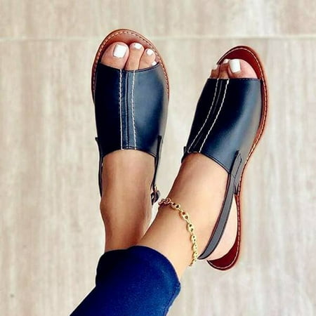absuyy Womens Slide Sandals- New Style Open Toe Fashion Beach Casual Summer Flat Slide Sandals #76 Black-6
absuyy Womens Slide Sandals- New Style Open Toe Fashion Beach Casual Summer Flat Slide Sandals #76 Black-6