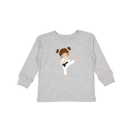 Inktastic Karate Girl Cute Girl Brown Hair Black Belt Gift Toddler Toddler Girl Long Sleeve T-Shirt
Inktastic Karate Girl Cute Girl Brown Hair Black Belt Gift Toddler Toddler Girl Long Sleeve T-Shirt