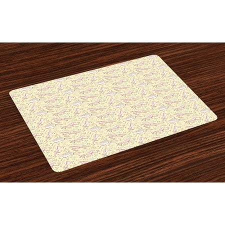 Ambesonne Abstract Place Mats Set of 4 Watercolor Unicorns Standard Size Multicolor
Ambesonne Abstract Place Mats Set of 4 Watercolor Unicorns Standard Size Multicolor