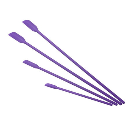Follure 4PCS Mini Last Drop Long Handle Silicone Spatula Jar Scraper Tool for Kitchen Purple
Follure 4PCS Mini Last Drop Long Handle Silicone Spatula Jar Scraper Tool for Kitchen Purple