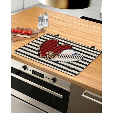 Red Love Heart Valentine s Day Stove Top Covers for Electric Stove Heat Insulation Fireproof Glass Cooktop Cover Counter Top Glass Stove Cover for Prevent Scratches 29 x21 Rustic Black Striped
Red Love Heart Valentine s Day Stove Top Covers for Electric Stove Heat Insulation Fireproof Glass Cooktop Cover Counter Top Glass Stove Cover for Prevent Scratches 29 x21 Rustic Black Striped