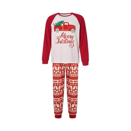 Peyakidsaa Christmas Family Matching Pajamas Letters Print Long-Sleeve Tops with Splicing Pants Suit
Peyakidsaa Christmas Family Matching Pajamas Letters Print Long-Sleeve Tops with Splicing Pants Suit