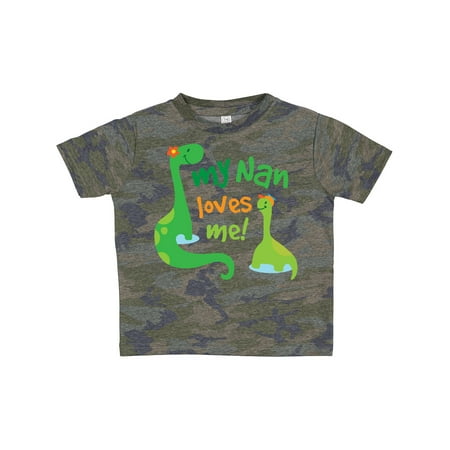 Inktastic My Nan Loves Me Grandson Dinosaur Gift Toddler Boy Girl T-Shirt
Inktastic My Nan Loves Me Grandson Dinosaur Gift Toddler Boy Girl T-Shirt