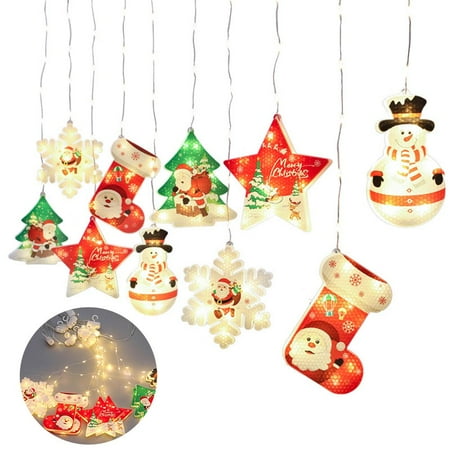 Christmas Tree Pendant Lights with Hook LED Decorations Snowflake Star Lamp Xmas Decor Perfect Gift for Family
Christmas Tree Pendant Lights with Hook LED Decorations Snowflake Star Lamp Xmas Decor Perfect Gift for Family