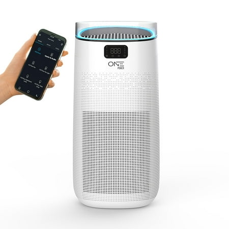 One Products ATHENA Smart Hepa Air Purifier with Night Light Works with Alexa/Google
One Products ATHENA Smart Hepa Air Purifier with Night Light Works with Alexa/Google