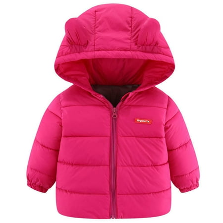 EHTMSAK Infant Baby Boy Girl Fall Winter Ears Outerwear Toddler Child Long Sleeve Zip Up Coat Hooded Fleece Jackets Hot Pink 9M-5Y 90
EHTMSAK Infant Baby Boy Girl Fall Winter Ears Outerwear Toddler Child Long Sleeve Zip Up Coat Hooded Fleece Jackets Hot Pink 9M-5Y 90