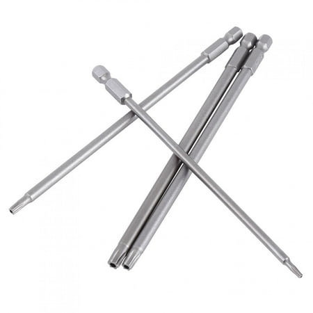 Khall Screwdriver Bit Set Screwdriver Bit 150mm 8pcs S2 Steel Star Head Screwdriver Set Bits Hand Tools Magnetic Screw Driver Set