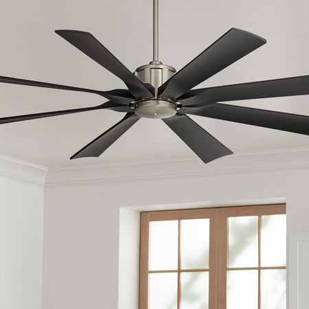 Possini Euro Design 60 Possini Euro Defender Brushed Nickel Damp Ceiling Fan with Remote
Possini Euro Design 60 Possini Euro Defender Brushed Nickel Damp Ceiling Fan with Remote