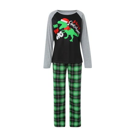 Matching Family Christmas Pajamas Plaid Holiday Sleepwear Cute Dinosaur Print Long Sleeve Pants Set
Matching Family Christmas Pajamas Plaid Holiday Sleepwear Cute Dinosaur Print Long Sleeve Pants Set