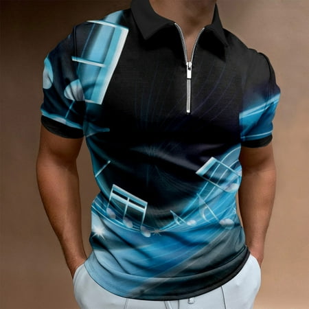 TKing Fashion Mens Shirts Work Clothes Creative Stripe 3D Printing Men s Short-sleeved Zip Shirt Shirts For Men(Blue XXL)
TKing Fashion Mens Shirts Work Clothes Creative Stripe 3D Printing Men s Short-sleeved Zip Shirt Shirts For Men(Blue XXL)