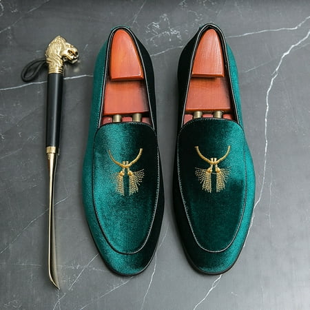 Men‘s Velvet Loafer Shoes Formal Shoes Fashion Embroidery Slip On Casual Shoes For Wedding Party
Men‘s Velvet Loafer Shoes Formal Shoes Fashion Embroidery Slip On Casual Shoes For Wedding Party