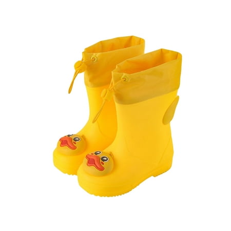 Rotosw Unisex Kids Waterproof Boot Lightweight Rain Boots Wide-Calf Garden Shoes Cute Non Slip Rainboot Outdoor Pull On Yellow Style D 9C
Rotosw Unisex Kids Waterproof Boot Lightweight Rain Boots Wide-Calf Garden Shoes Cute Non Slip Rainboot Outdoor Pull On Yellow Style D 9C
