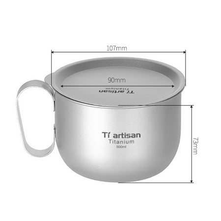 Ana 500ml Titanium Water Cup Coffee Mug Tea Cup Outdoor Camping Hiking Backpacking
Ana 500ml Titanium Water Cup Coffee Mug Tea Cup Outdoor Camping Hiking Backpacking