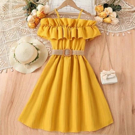 children s clothing on sale Toddler Girls Summer Sleeveless Solid Color Princess Dress Dance Party With Belt Clothes
children s clothing on sale Toddler Girls Summer Sleeveless Solid Color Princess Dress Dance Party With Belt Clothes