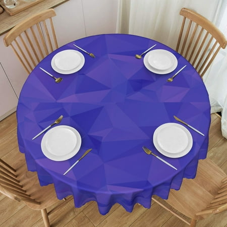 Tablecloth Geometric Polygonal Background Table Cloth For Circular Tables Waterproof Resistant Picnic Table Covers For Kitchen Dining/Party
Tablecloth Geometric Polygonal Background Table Cloth For Circular Tables Waterproof Resistant Picnic Table Covers For Kitchen Dining/Party