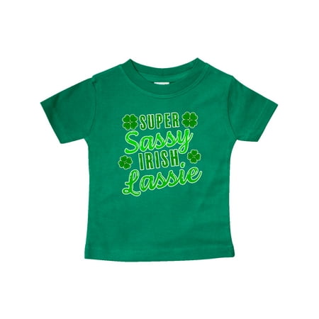 Inktastic Super Sassy Irish Lassy with Green 4 Leaf Clovers Gift Baby Boy or Baby Girl T-Shirt
Inktastic Super Sassy Irish Lassy with Green 4 Leaf Clovers Gift Baby Boy or Baby Girl T-Shirt