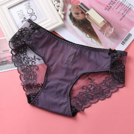 Aosijia Womens Lace Trim Panties Underwear Floral Lace Sexy Bikini Panty Ladies Seamless Breathable Soft Panty Underpants
Aosijia Womens Lace Trim Panties Underwear Floral Lace Sexy Bikini Panty Ladies Seamless Breathable Soft Panty Underpants