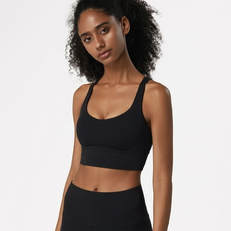 Sports Bra for Women Criss-Cross Back Padded Strappy Sports Bras Medium Support Yoga Bra with Removable Cups
Sports Bra for Women Criss-Cross Back Padded Strappy Sports Bras Medium Support Yoga Bra with Removable Cups