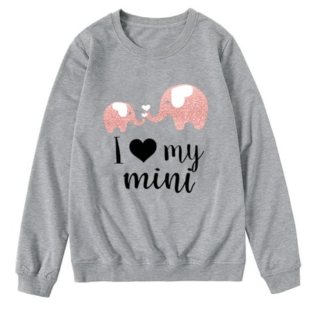 JDEFEG Footed Pajamas Family Matching Women ’S Casual Christmas Top Shirt Cute Letter Printed Long-Sleeved Soft Warm Sweatshirt Round-Neck Sweatshirts Family Pajamas Set Maternity Grey M
JDEFEG Footed Pajamas Family Matching Women ’S Casual Christmas Top Shirt Cute Letter Printed Long-Sleeved Soft Warm Sweatshirt Round-Neck Sweatshirts Family Pajamas Set Maternity Grey M