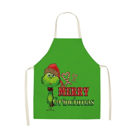 Don t Miss Out! Christmas Decorations Indoor Grinch Ornaments Christmas Apron Cotton And Linen Merry Xmas Apron Christmas Aprons For Christmas Party Aldult 
Don t Miss Out! Christmas Decorations Indoor Grinch Ornaments Christmas Apron Cotton And Linen Merry Xmas Apron Christmas Aprons For Christmas Party Aldult