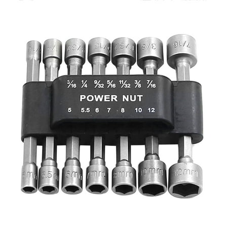 CuiYou 14Pcs Hexagonal Power Nut Driver Socket Wrench Drill Bit Adapter Repair Tool
CuiYou 14Pcs Hexagonal Power Nut Driver Socket Wrench Drill Bit Adapter Repair Tool