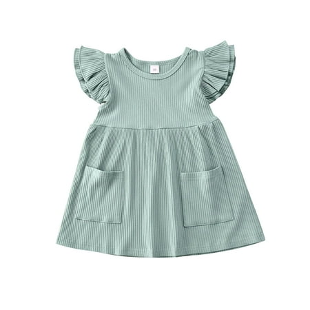 HTGFGMGW Summer Dresses for Girls Summer Girls Dress Solid Color Flying Sleeve Strip Children s Skirt Version Children s A Line Skirt Multi Color Optional Baby Beautiful Little Dress Blue
HTGFGMGW Summer Dresses for Girls Summer Girls Dress Solid Color Flying Sleeve Strip Children s Skirt Version Children s A Line Skirt Multi Color Optional Baby Beautiful Little Dress Blue
