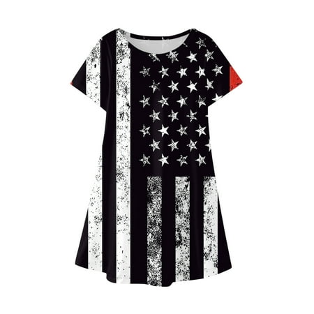 Summer Savings Clearance! PEZHADA Dresses for Baby Girls Toddler Kids Independence Day Fashion Cute Short Sleeve Star Print Dress Black
Summer Savings Clearance! PEZHADA Dresses for Baby Girls Toddler Kids Independence Day Fashion Cute Short Sleeve Star Print Dress Black