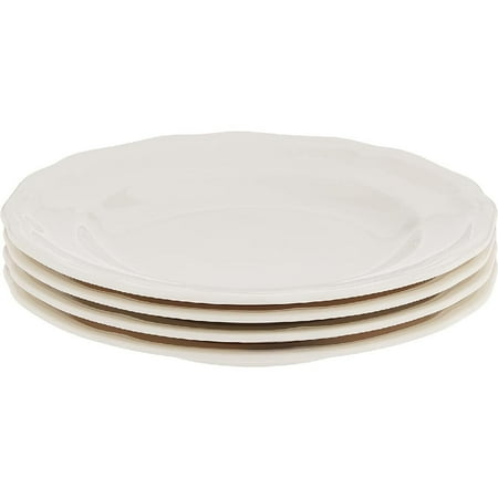 Antique White Bread And Butter Plate Set Of 4