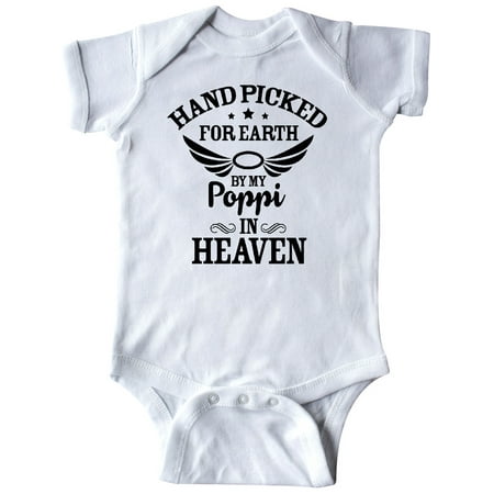 Inktastic Handpicked for Earth By My Poppi in Heaven with Angel Wings Gift Baby Boy or Baby Girl Bodysuit
Inktastic Handpicked for Earth By My Poppi in Heaven with Angel Wings Gift Baby Boy or Baby Girl Bodysuit