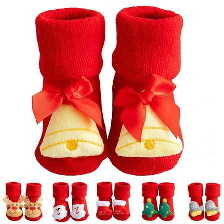 Citystores 1 Pair Toddler Socks Ultra-Thick 3D Cartoon Ornament Adorable Appearance Super Soft Non-Fading Keep Warm Non-slip Toddler Baby Christmas Socks Decor for Kids White 0-1 Years Old
Citystores 1 Pair Toddler Socks Ultra-Thick 3D Cartoon Ornament Adorable Appearance Super Soft Non-Fading Keep Warm Non-slip Toddler Baby Christmas Socks Decor for Kids White 0-1 Years Old