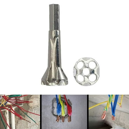 Dheera Universal Connector Alloy Steel Electrical Drill Bit Cable Quick Stripper 4-6-Square
Dheera Universal Connector Alloy Steel Electrical Drill Bit Cable Quick Stripper 4-6-Square