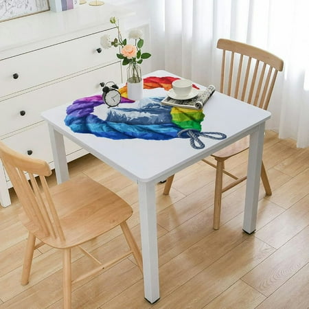 AWERP Climbing Rope Heart Shape Table Cover LGBTQ Proud Color White Background Square Waterproof Polyester Fiber 40*40
AWERP Climbing Rope Heart Shape Table Cover LGBTQ Proud Color White Background Square Waterproof Polyester Fiber 40*40