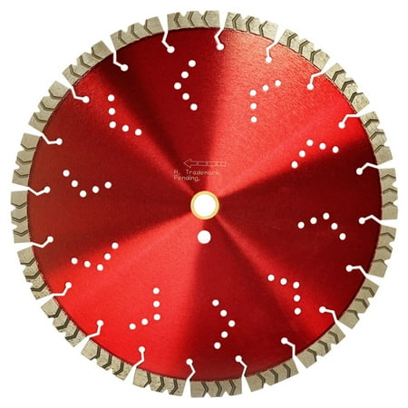 18 Supreme Arrow Turbo Segmented Diamond Blade Concrete Cutoff Saw 15mm