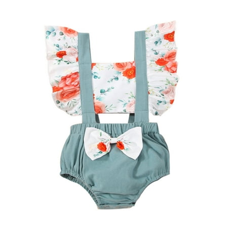 Calsunbaby Infants Baby Girl Romper Newborn Floral Print Sleeveless Square Neck Ruffled Bodysuit Infant Summer Streetwear
Calsunbaby Infants Baby Girl Romper Newborn Floral Print Sleeveless Square Neck Ruffled Bodysuit Infant Summer Streetwear