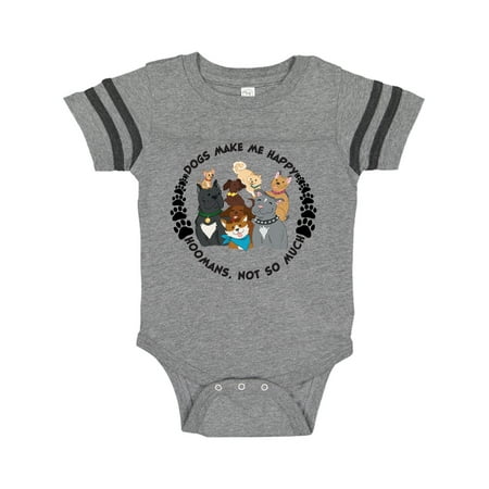 Inktastic Dogs Make Me Happy Hoomans Not So Much Gift Baby Boy or Baby Girl Bodysuit
Inktastic Dogs Make Me Happy Hoomans Not So Much Gift Baby Boy or Baby Girl Bodysuit