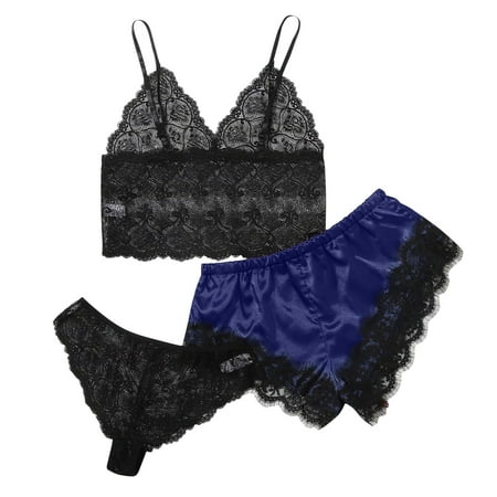 Women V-Neck Eyelash Lace Sexy Stain Camisole Pajamas Bowknot Shorts Set Hot6sl4876257
Women V-Neck Eyelash Lace Sexy Stain Camisole Pajamas Bowknot Shorts Set Hot6sl4876257