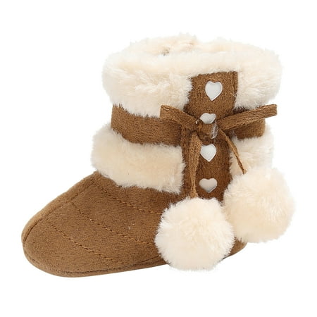 QWERTYU Baby Toddler Girl Winter Color Block Slippers First Walkers Shoes for Newborn Infant Girl Cirb Soft Sole Fleece Boots 0-18M
QWERTYU Baby Toddler Girl Winter Color Block Slippers First Walkers Shoes for Newborn Infant Girl Cirb Soft Sole Fleece Boots 0-18M