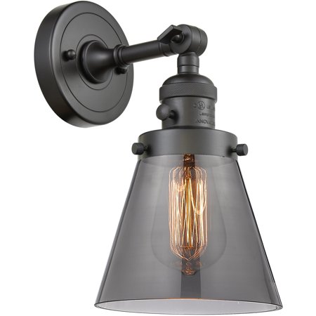 Wall Sconces 1 Light Fixtures With Oil Rubbed Bronze Finish Cast Brass/Glass Material Medium 6" 60 Watts