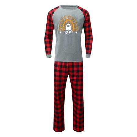 Family Matching Outfits Halloween Family Halloween Pajamas 2 Piece Outfits with Pockets