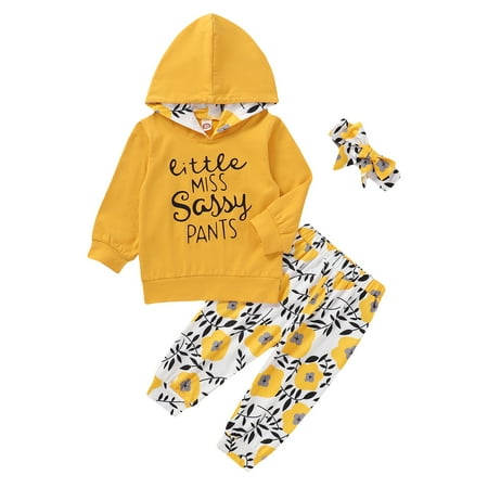 Kucnuzki 2T Toddler Girl Fall-Winter Outfits Pants Sets 3T Toddler Girl Long Sleeve Letter Prints Casual Hooded Sweatshirt Tops Elastic Floral Prints Pants Headband 3PCS Set Yellow
Kucnuzki 2T Toddler Girl Fall-Winter Outfits Pants Sets 3T Toddler Girl Long Sleeve Letter Prints Casual Hooded Sweatshirt Tops Elastic Floral Prints Pants Headband 3PCS Set Yellow