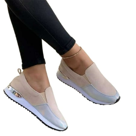 Women\ s Slip-On Walking Shoes Platform Loafers Casual Breathable Anti Slip Shoes
Women\ s Slip-On Walking Shoes Platform Loafers Casual Breathable Anti Slip Shoes