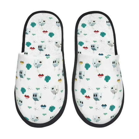 Honeii Cartoon House Car print Slippers Memory Foam House Bedroom Slippers for Women and Men Fuzzy Plush Comfy Faux Fur Lined Slide Shoes-Medium
Honeii Cartoon House Car print Slippers Memory Foam House Bedroom Slippers for Women and Men Fuzzy Plush Comfy Faux Fur Lined Slide Shoes-Medium