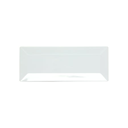 Excellante Classic White Extra Heavy Weight Melamine Dinnerware Collection 10 1/4 X 4 Plate 1 Deep Comes in Dozen