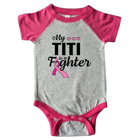 Inktastic Breast Cancer Awareness My Titi is a Fighter Gift Baby Boy or Baby Girl Bodysuit
Inktastic Breast Cancer Awareness My Titi is a Fighter Gift Baby Boy or Baby Girl Bodysuit