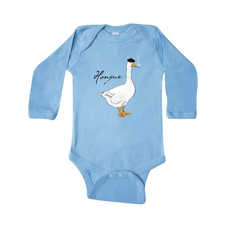 Inktastic French Goose says Honque! Gift Baby Boy or Baby Girl Long Sleeve Bodysuit
Inktastic French Goose says Honque! Gift Baby Boy or Baby Girl Long Sleeve Bodysuit
